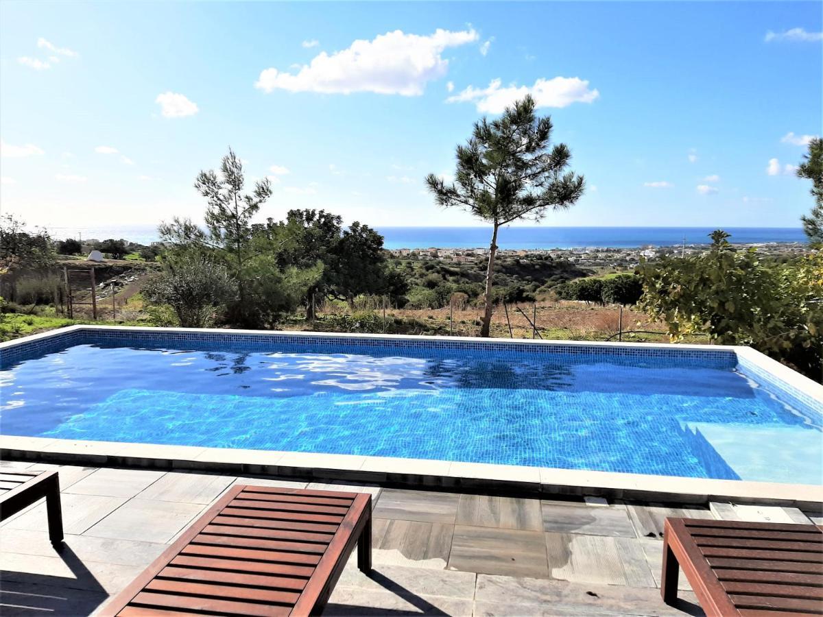Villa Gavriel - Peyia Villa With Breathtaking Sea View, Peyia Villa With Private Pool, Secluded, Huge Outdoor Space, Mountain Views Экстерьер фото